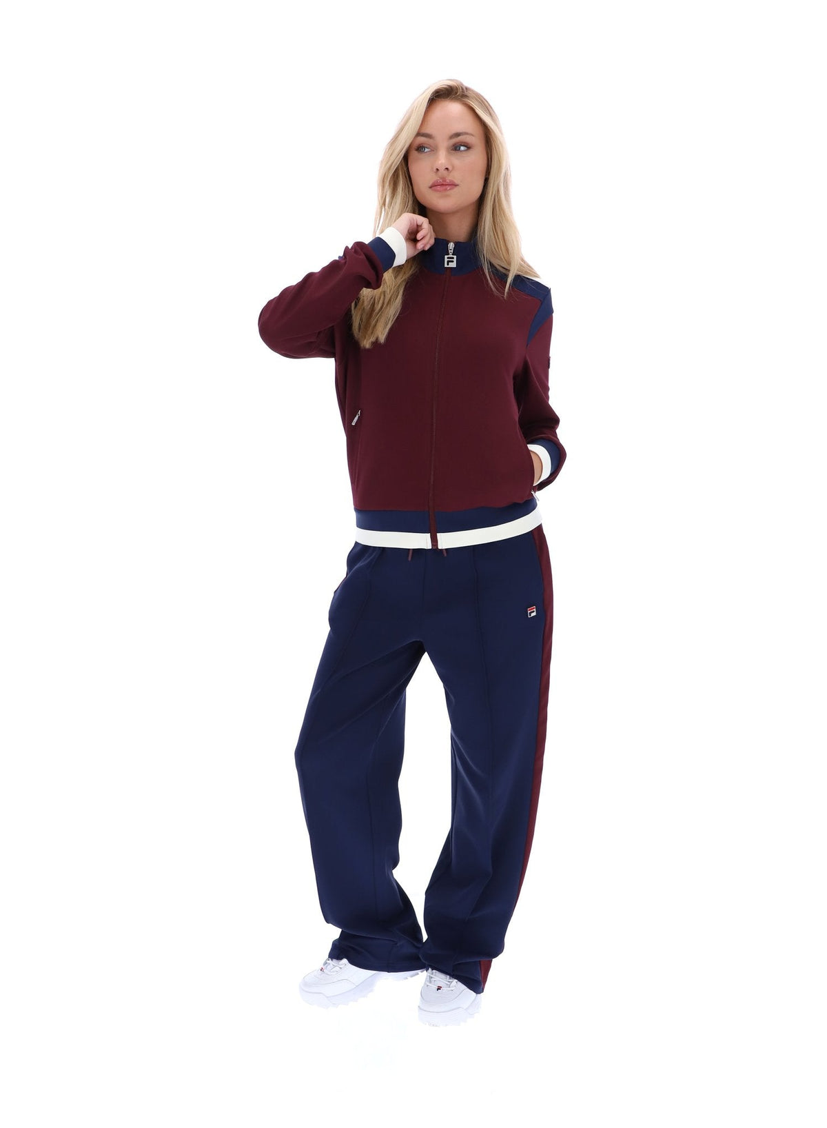 Fig Bianca Archive Inspired Track Top - Fig