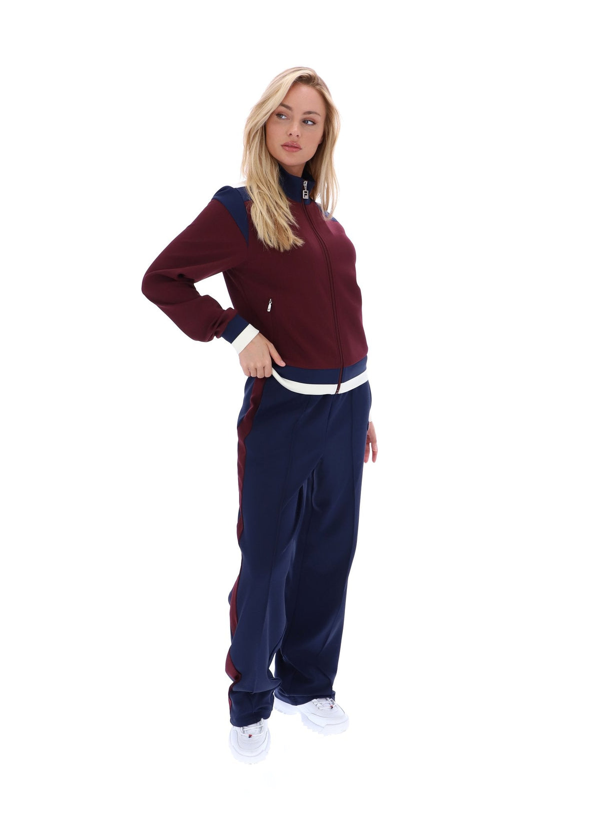 Fig Bianca Archive Inspired Track Top - Fig