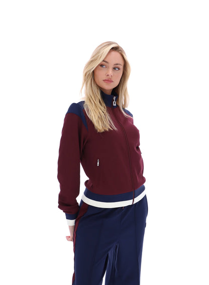 Fig Bianca Archive Inspired Track Top - Fig