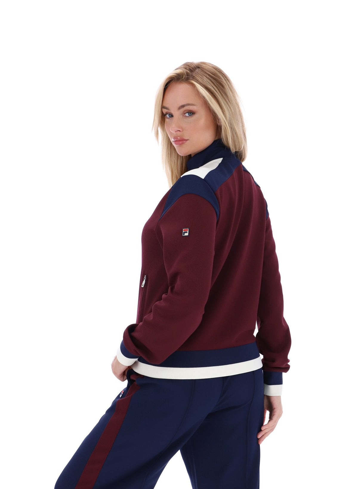 Fig Bianca Archive Inspired Track Top - Fig