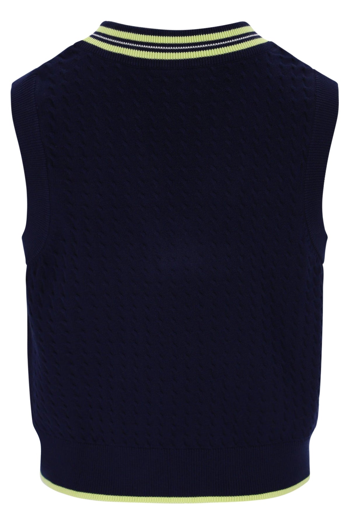 Fila Navy Jorja Cable Knit Vest - Fila Navy