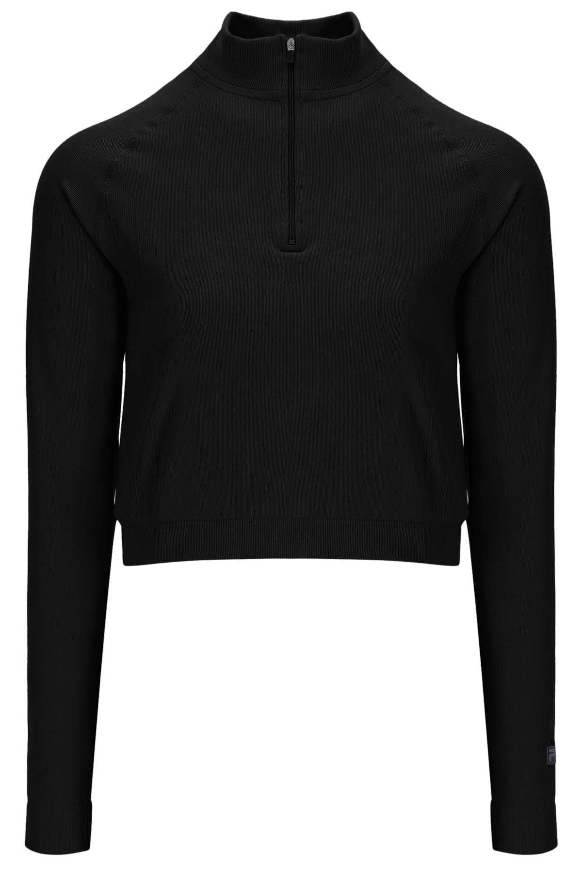 Black Casa Seamless Quarter Zip - Black