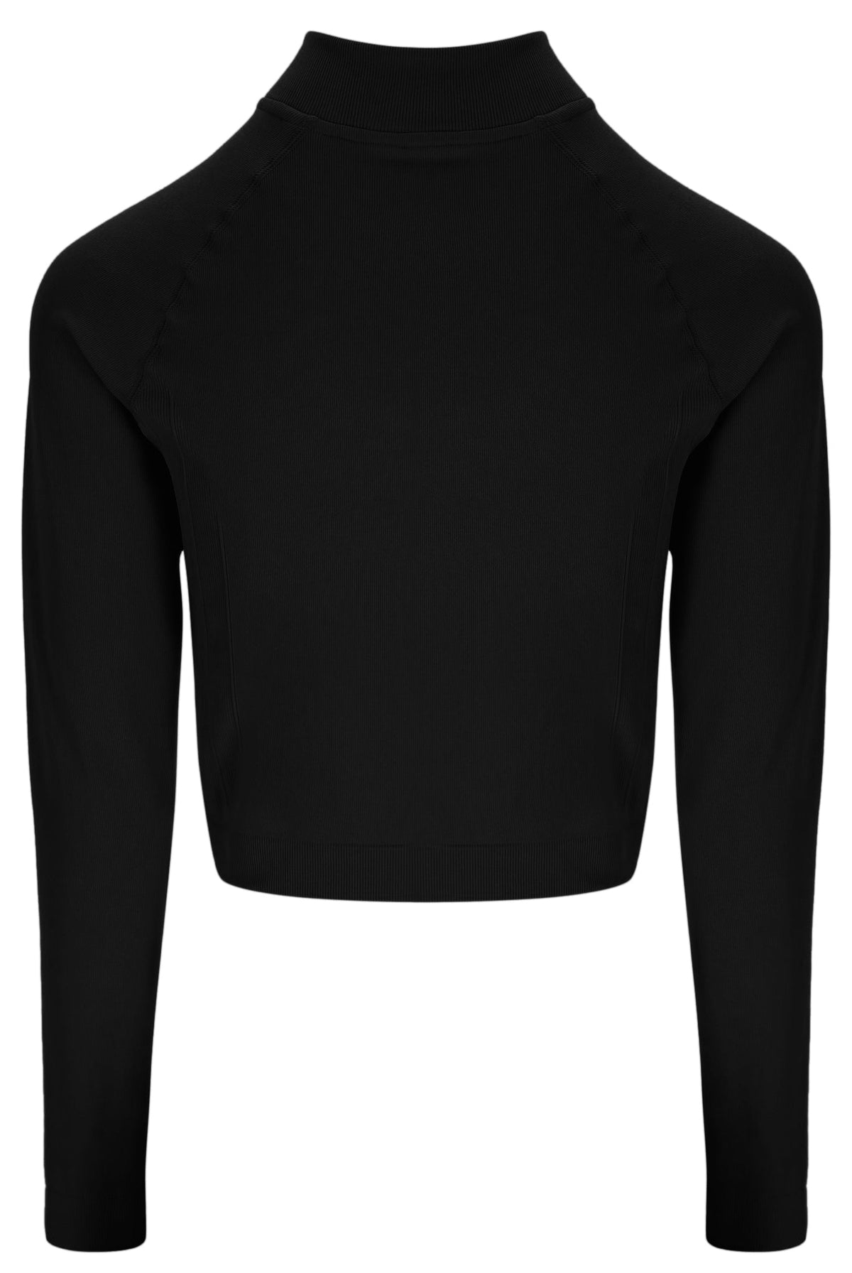 Black Casa Seamless Quarter Zip - Black