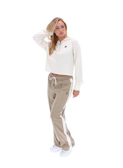 Gardenia Fiorella 1/4 Zip Up Hoodie - Gardenia