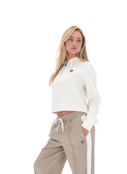 Gardenia Fiorella 1/4 Zip Up Hoodie - Gardenia