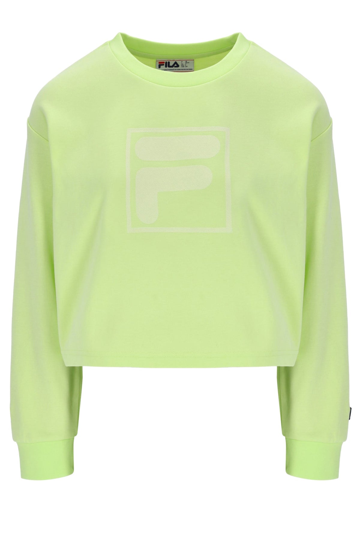 Shadow Lime Jorie Wide Crew Neck Sweatshirt - Shadow Lime