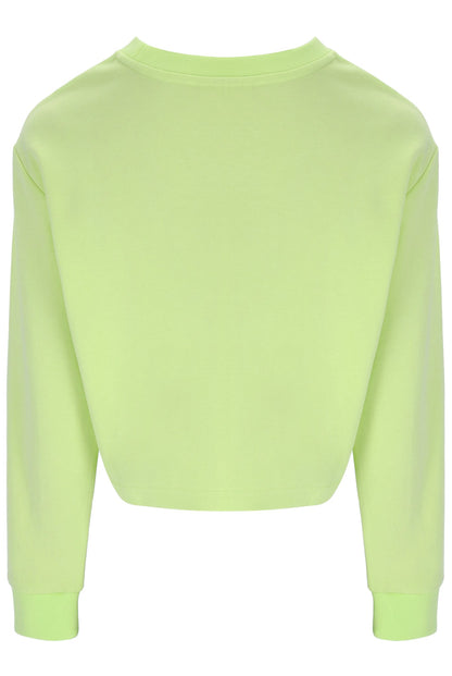 Shadow Lime Jorie Wide Crew Neck Sweatshirt - Shadow Lime