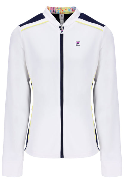 White Alley Track Top - White