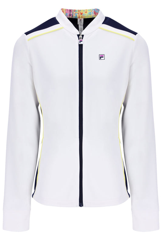 White Alley Track Top - White