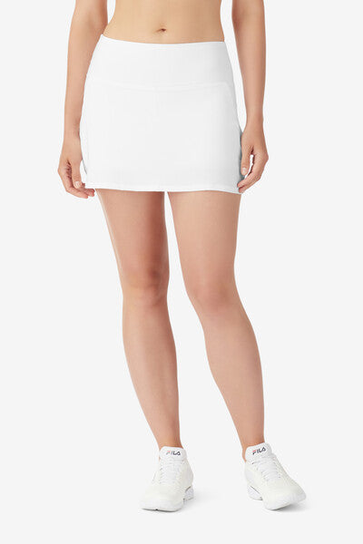 White Whiteline Pro Tennis A-Line Skort - White