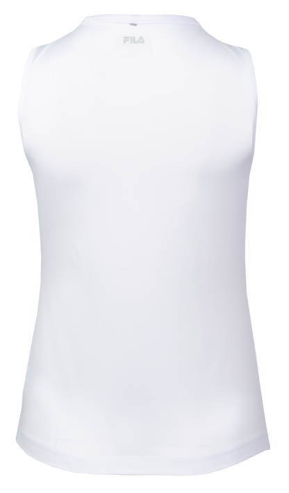 White Marleen Tennis Tank Top - White