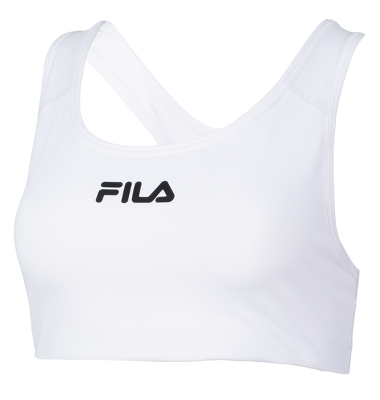 White Lea Tennis Sports Bra - White