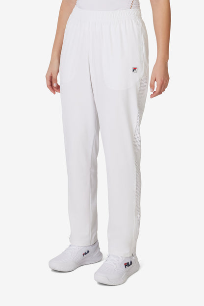 White Tennis Advantage Track Pant - White