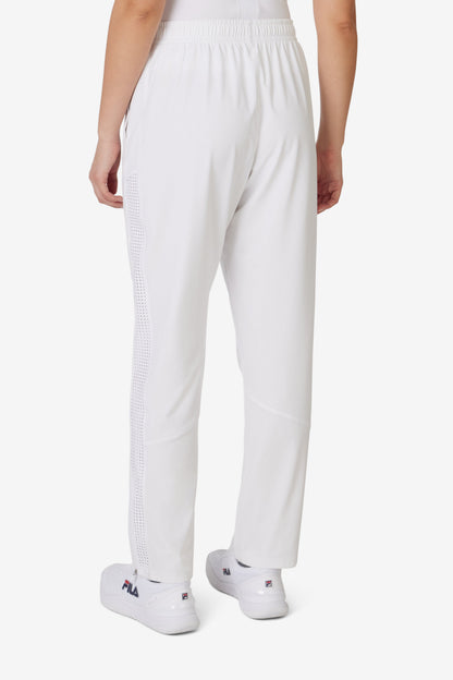 White Tennis Advantage Track Pant - White