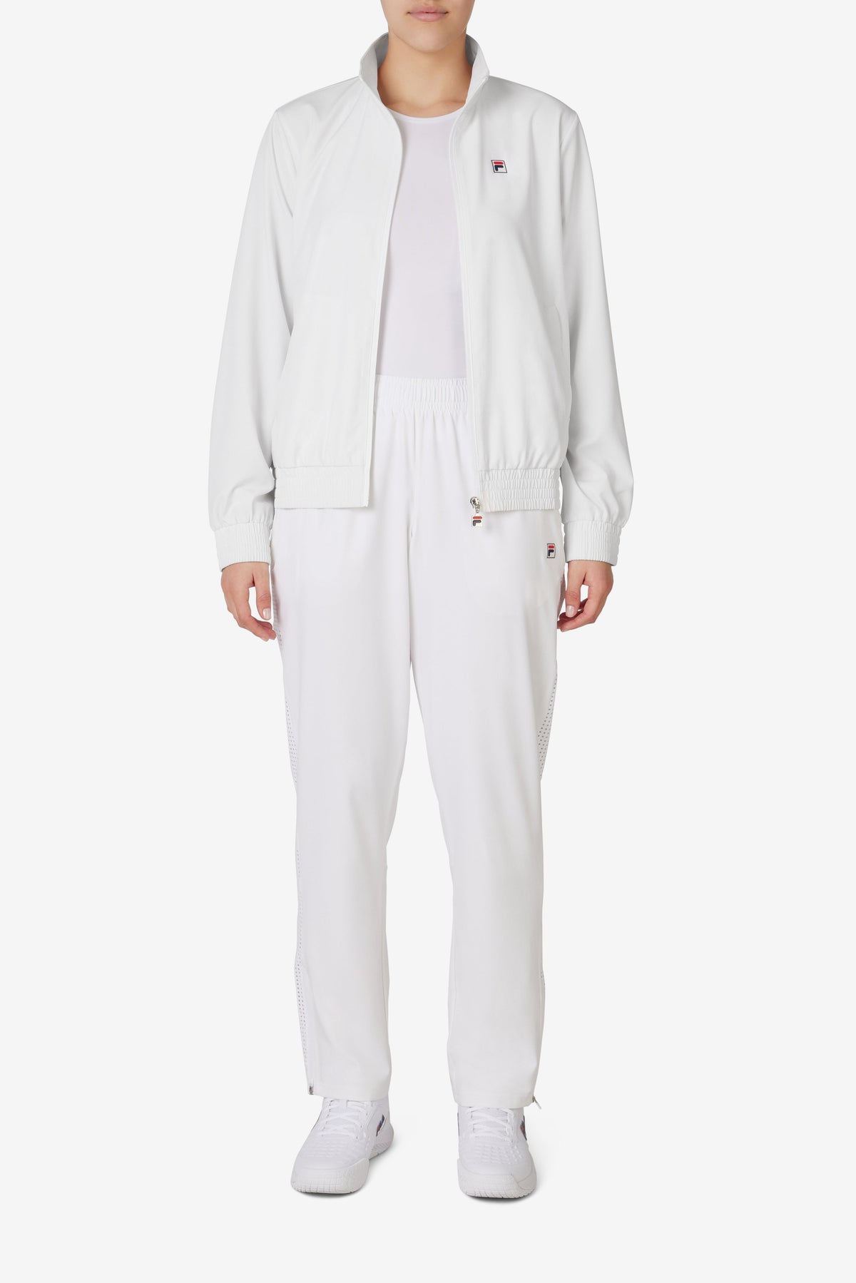 White Tennis Advantage Track Pant - White