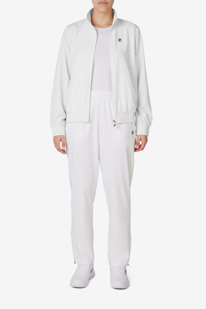 White Tennis Advantage Track Pant - White