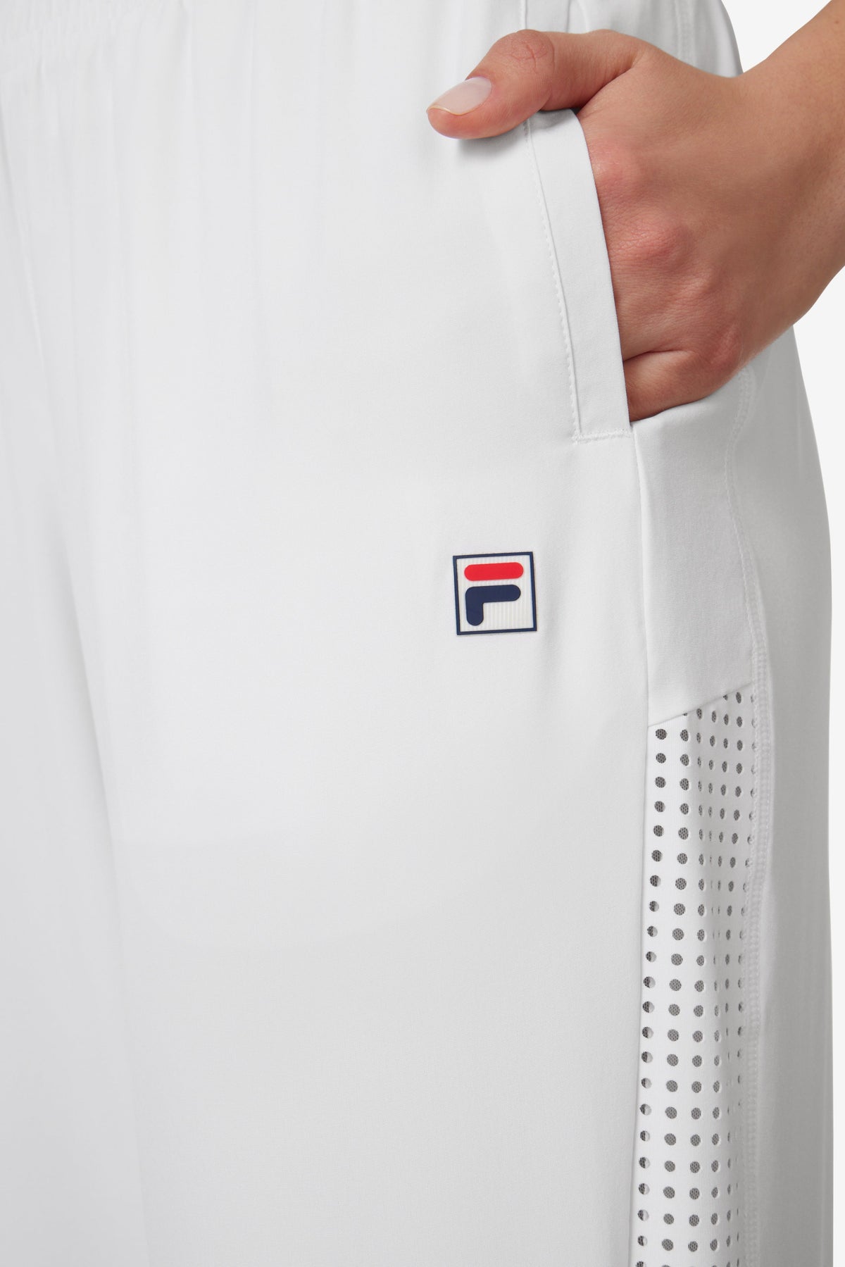 White Tennis Advantage Track Pant - White