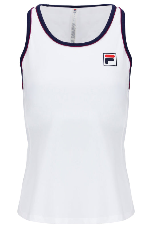 White Heritage Racerback Top - White