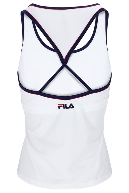 White Heritage Racerback Top - White