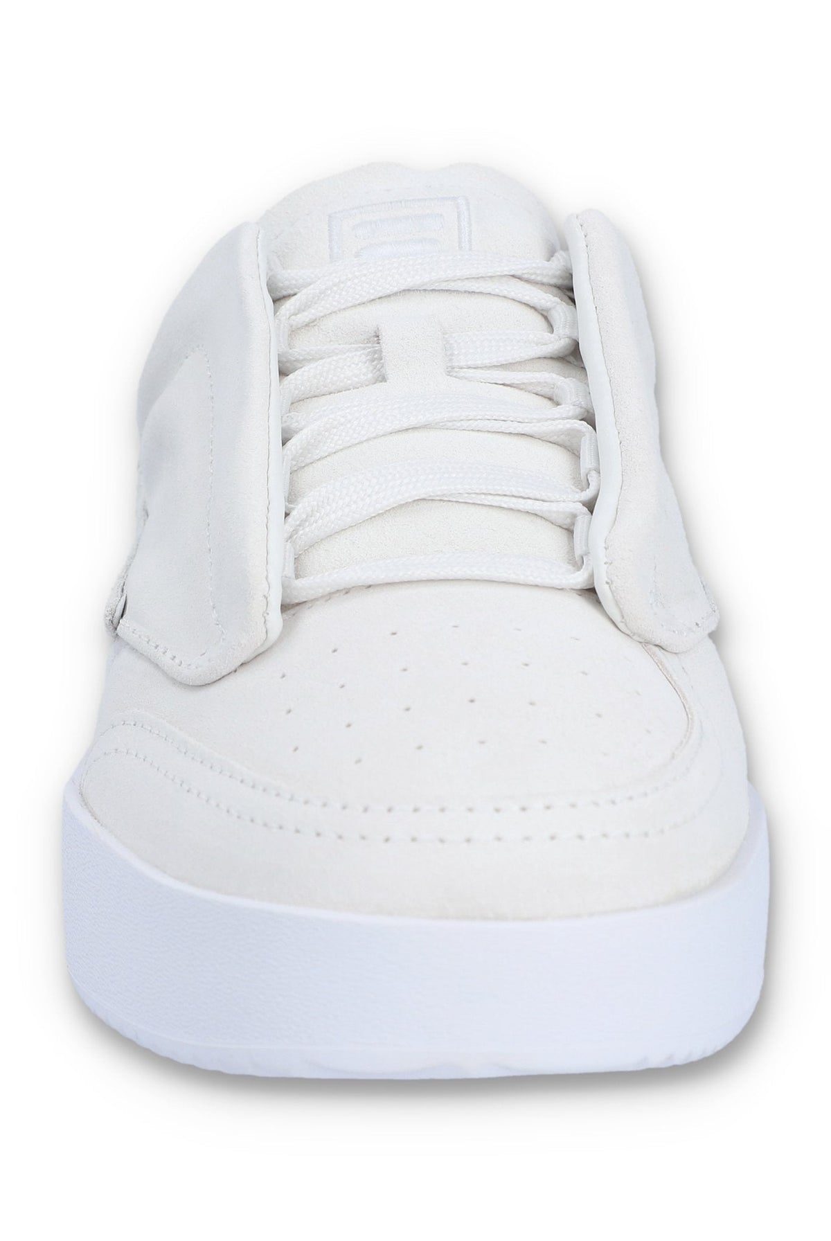 White Suede Festa 77 Heritage Tennis Trainer - White