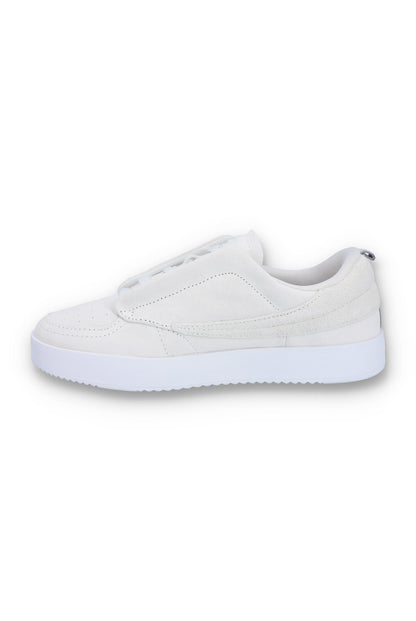 White Suede Festa 77 Heritage Tennis Trainer - White