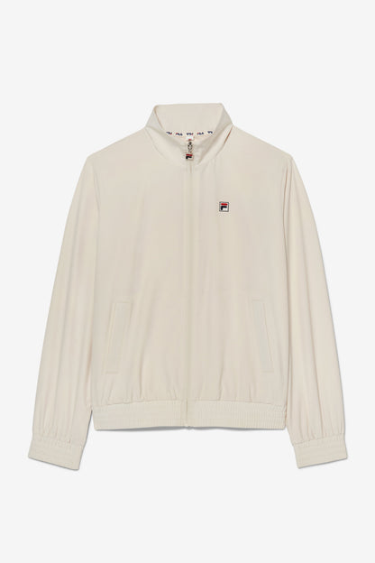Beige Tennis Advantage Track Top - Beige