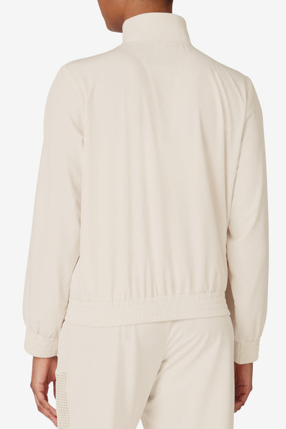 Beige Tennis Advantage Track Top - Beige