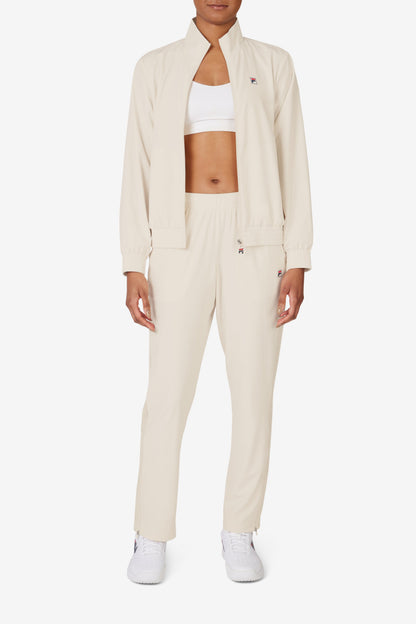 Beige Tennis Advantage Track Pant - Beige