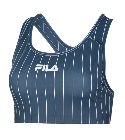Navy Lea Tennis Sports Bra - Navy