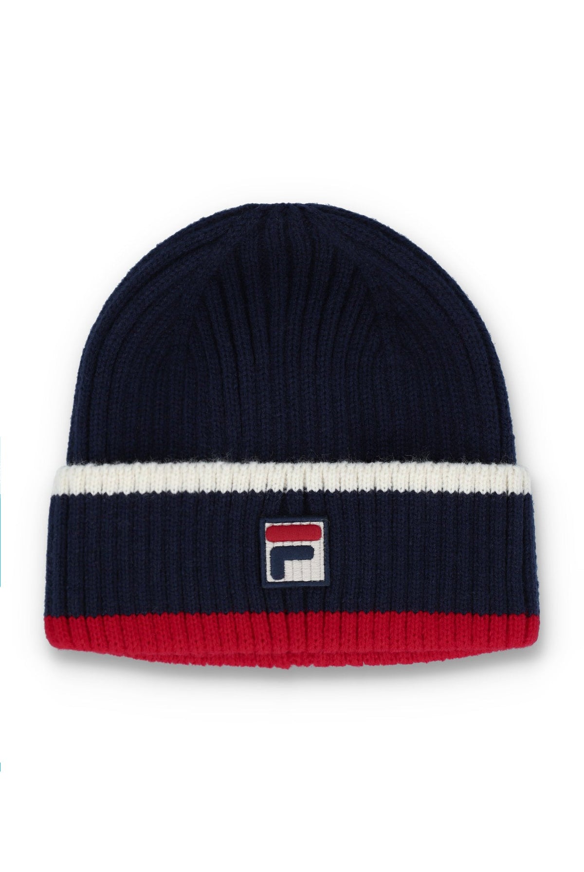 Fila Navy Ciro Ribbed Turn-Up Beanie - Fila Navy