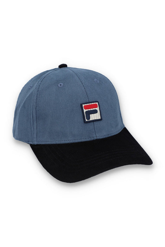 Vintage Indigo Clarke Corduroy Colour Block Baseball Cap -