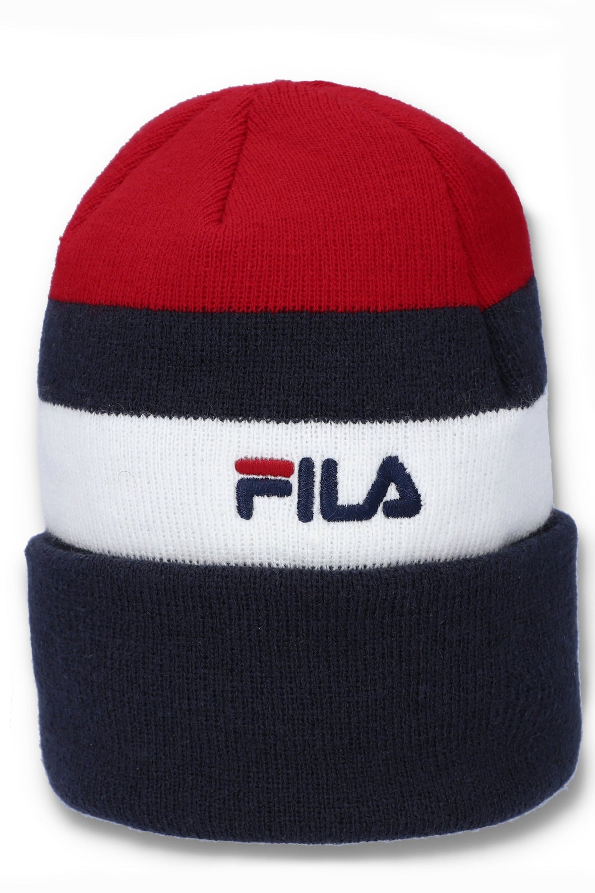 Peacoat Thames Flat Knit Turn Up Beanie - Peacoat