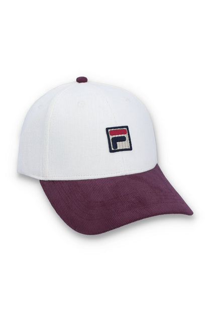 Gardenia Clarke Corduroy Colour Block Baseball Cap - Gardenia