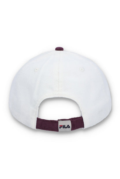 Gardenia Clarke Corduroy Colour Block Baseball Cap - Gardenia