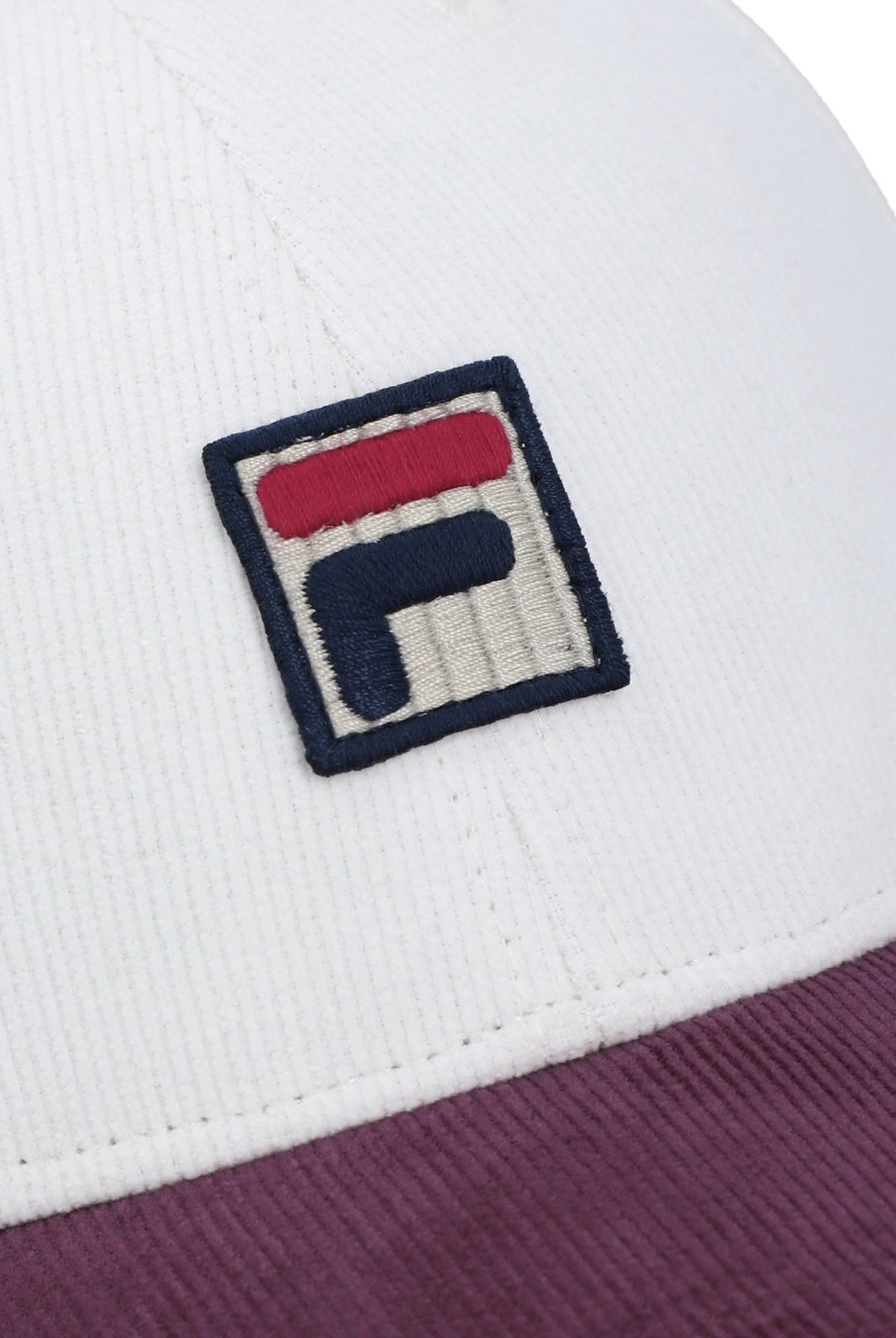 Gardenia Clarke Corduroy Colour Block Baseball Cap - Gardenia
