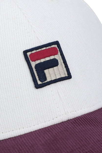 Gardenia Clarke Corduroy Colour Block Baseball Cap - Gardenia