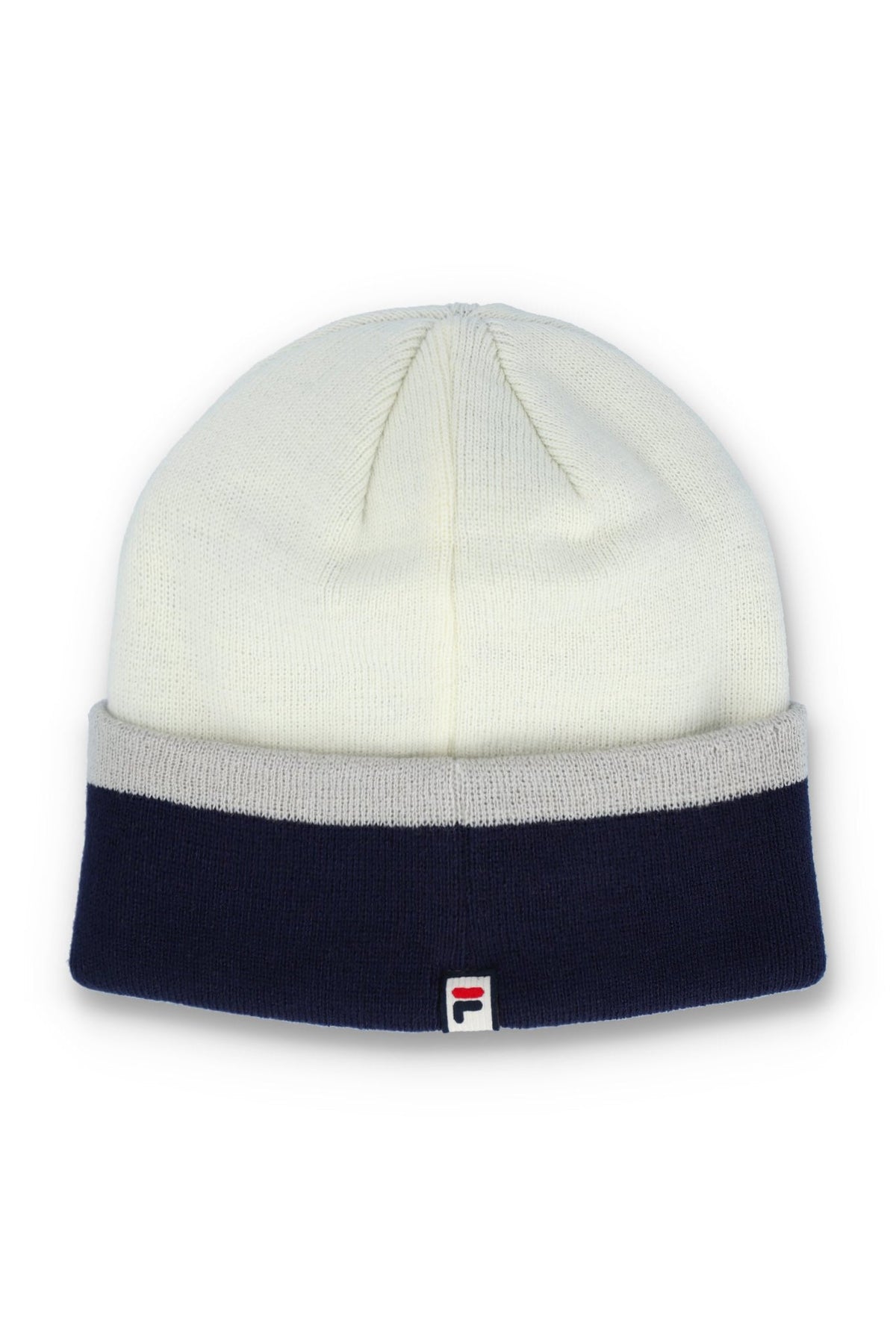 Multi Tone Turn Up Beanie - Navy