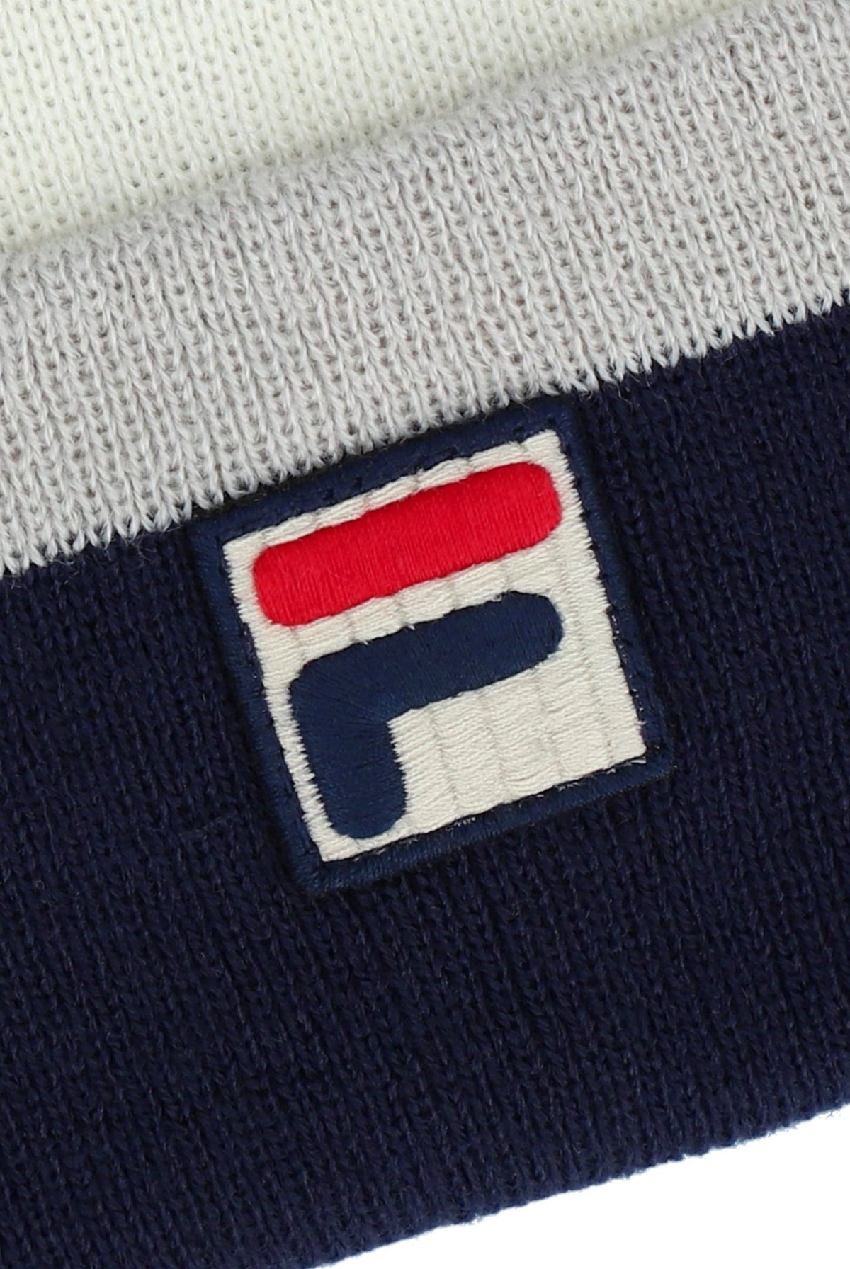 Multi Tone Turn Up Beanie - Navy