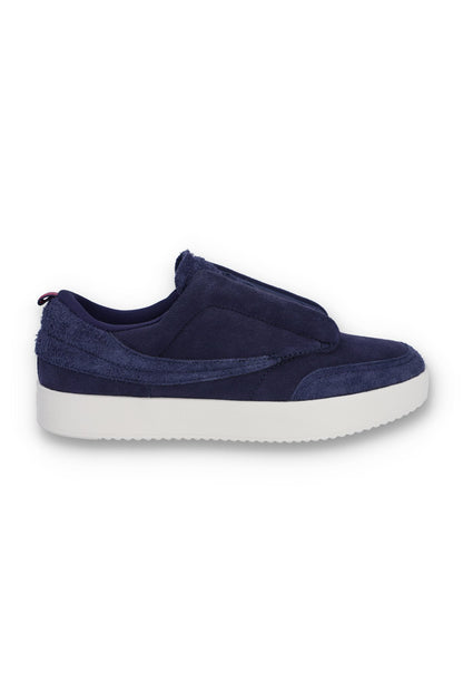 Navy Suede Festa Trainer - Navy