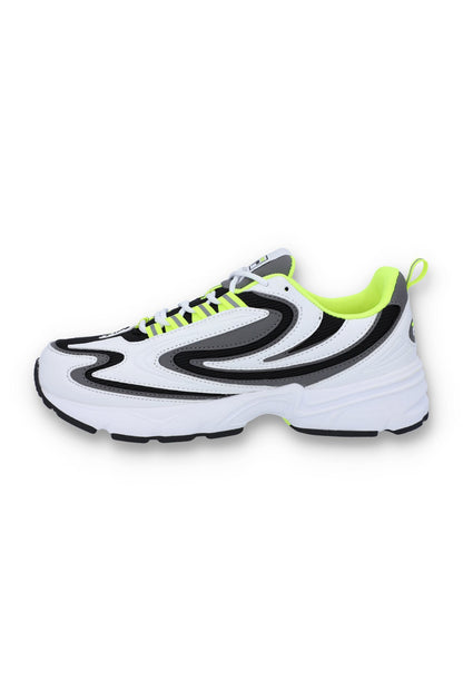 White Actix Women's Trainer - Black