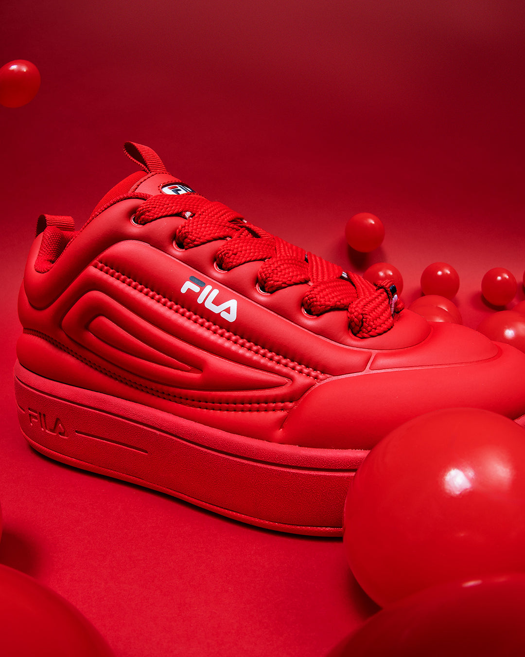 Fila Red Superbubble Trainer - Fila Red