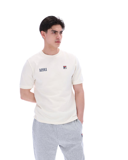Gardenia Silvio Simple Tee - Gardenia