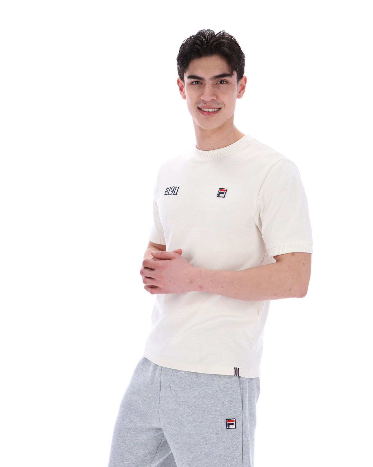 Gardenia Silvio Simple Tee - Gardenia