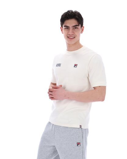 Gardenia Silvio Simple Tee - Gardenia