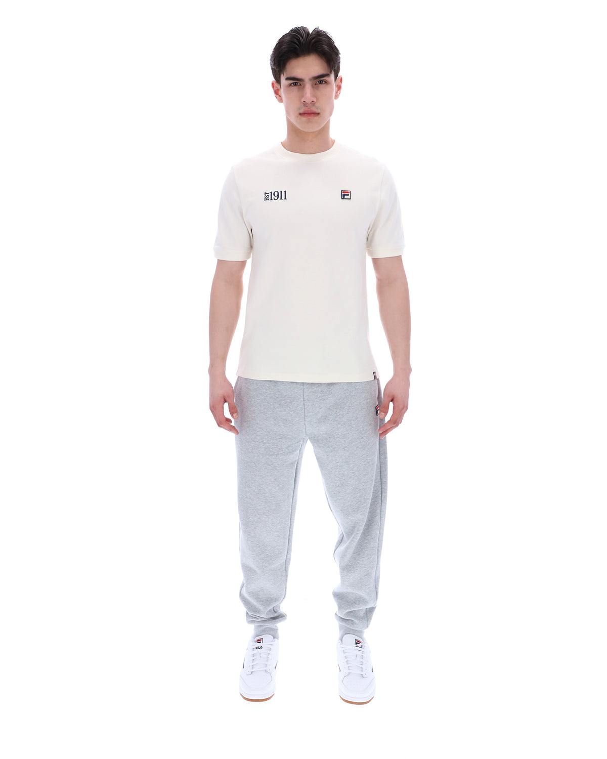 Gardenia Silvio Simple Tee - Gardenia
