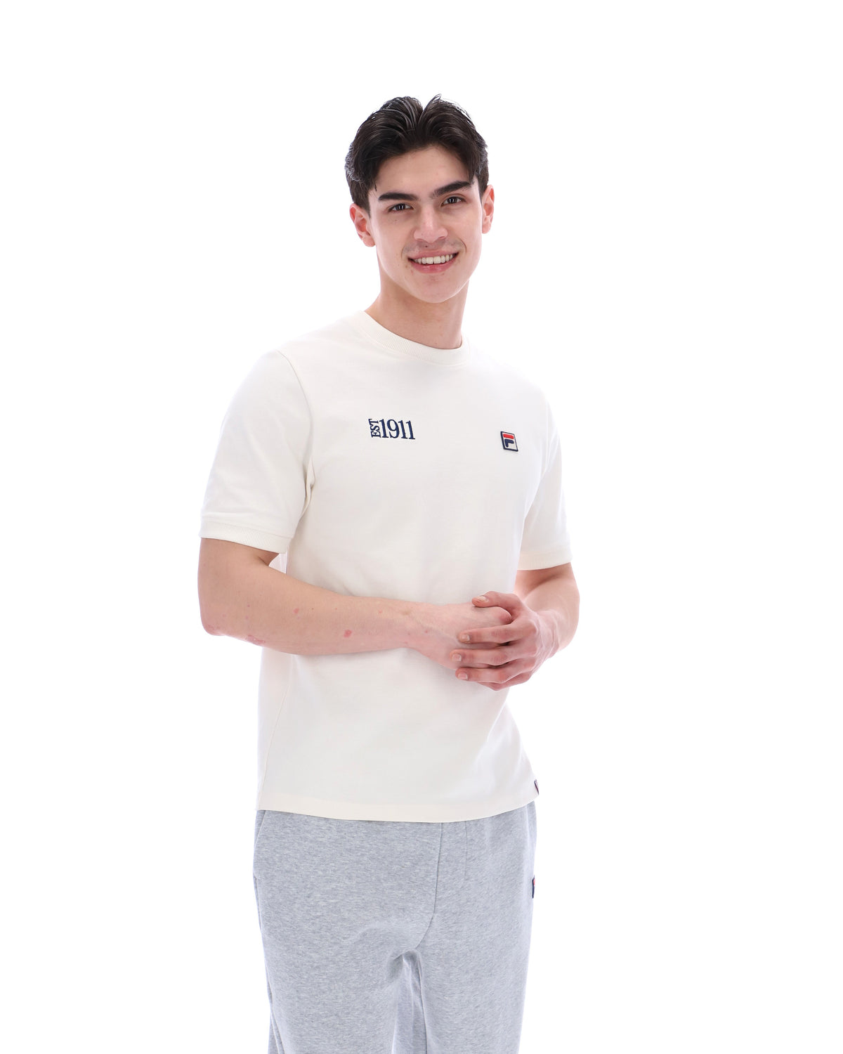 Gardenia Silvio Simple Tee - Gardenia