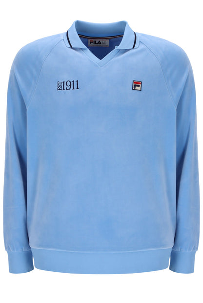 Frozen Fjord Alfredo 1911 Velour Raglan Long-Sleeve Top - Frozen Fjord