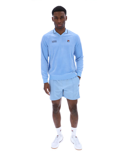 Frozen Fjord Alfredo 1911 Velour Raglan Long-Sleeve Top - Frozen Fjord