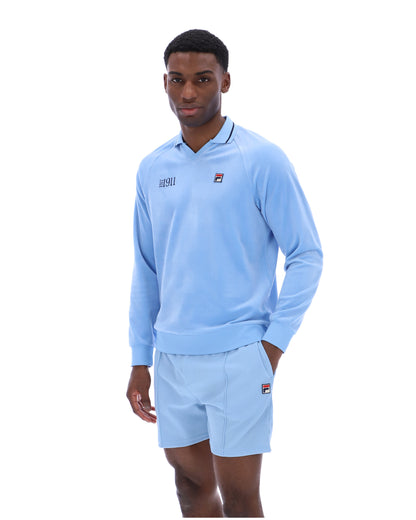 Frozen Fjord Alfredo 1911 Velour Raglan Long-Sleeve Top - Frozen Fjord