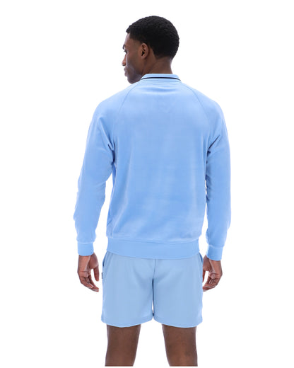 Frozen Fjord Alfredo 1911 Velour Raglan Long-Sleeve Top - Frozen Fjord